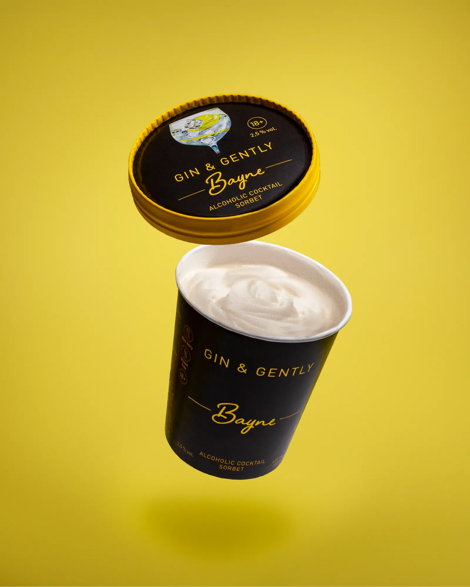 Bayne ice cream advertising frame