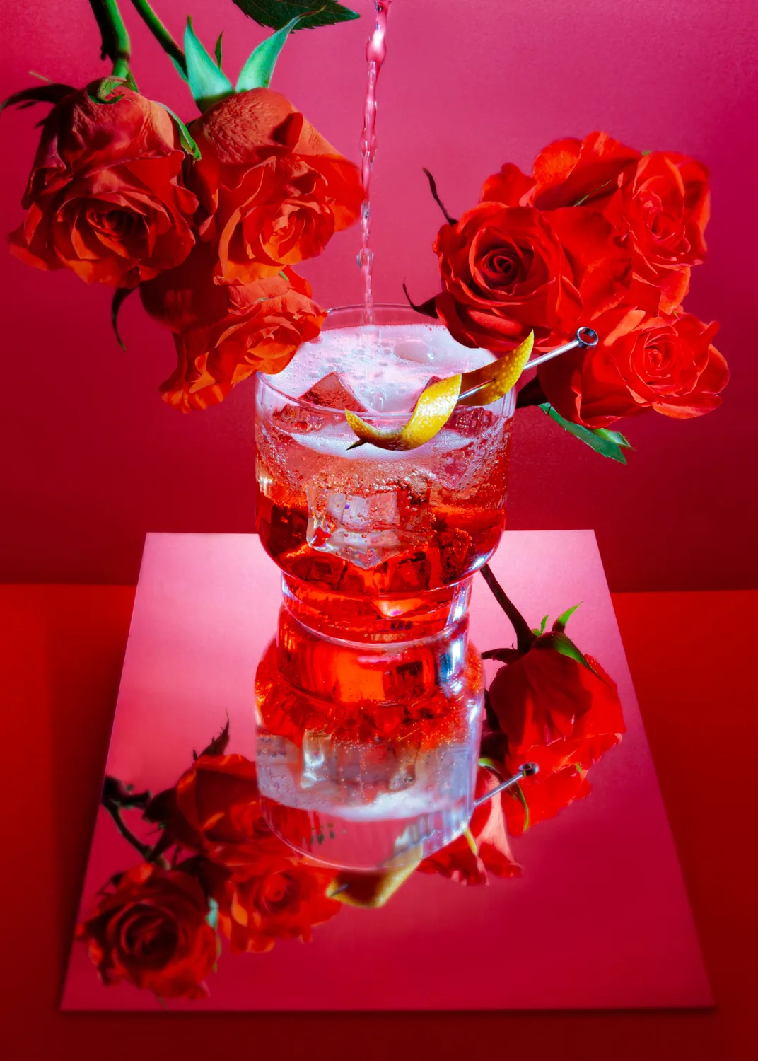 Beverage still life released as an art print