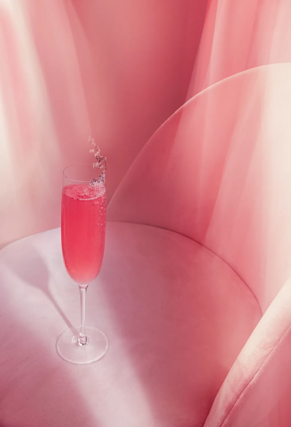 Retouched beverage still life for an art print