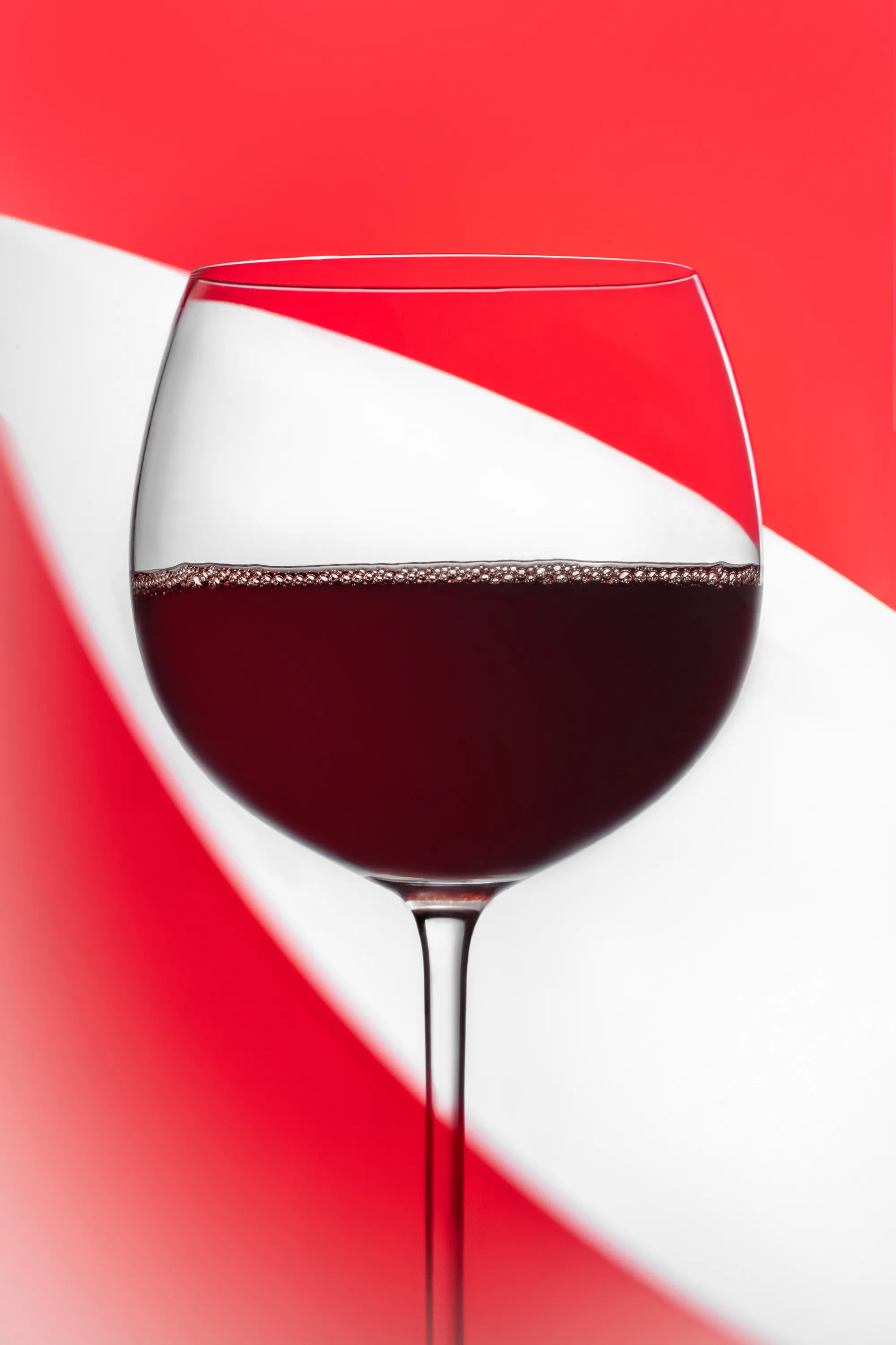 Red wine as a creative still life